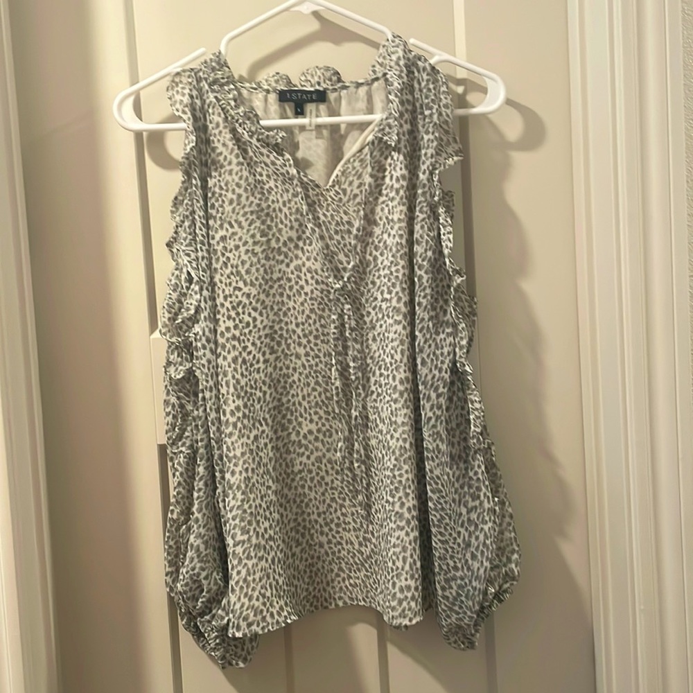 1. State Open Shoulder Blouse